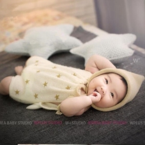 2021 new childrens photographic costumes 100 days-the years baby movie themed with a real photo Korean version of clothing