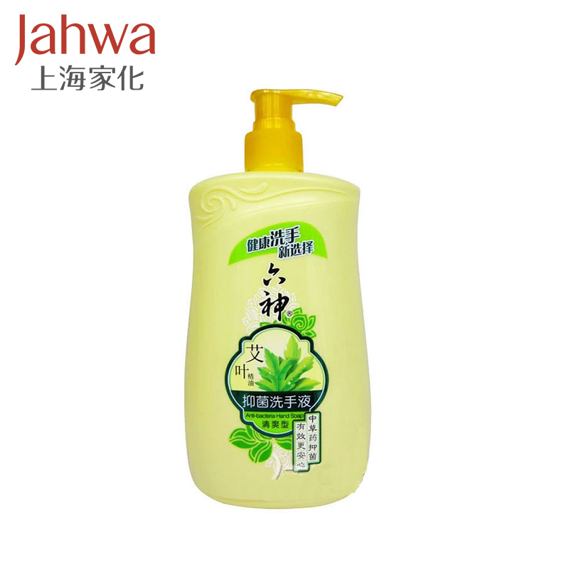 【上海家化】六神艾叶抑菌洗手液500ml（清爽型） 除菌更安心