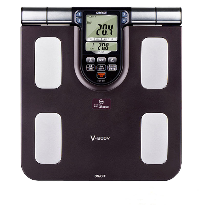 欧姆龙体脂肪测量仪器 减肥体脂仪电子称体重秤测脂肪率