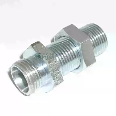 Metric straight through plate joint Tubing joint Hydraulic joint Hose joint 6C-22LN