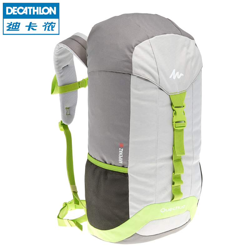 迪卡侬 户外休闲旅行双肩背包男女 徒步旅行运动背包30L  QUECHUA