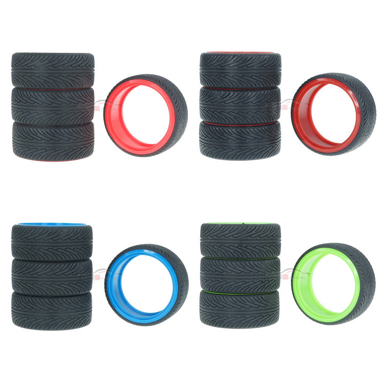 1:10 Drift Car Tire Grain Shockproof Belt Liner Double Tire Leather Cherry Blossom CS D4 94123 Applicable 5007