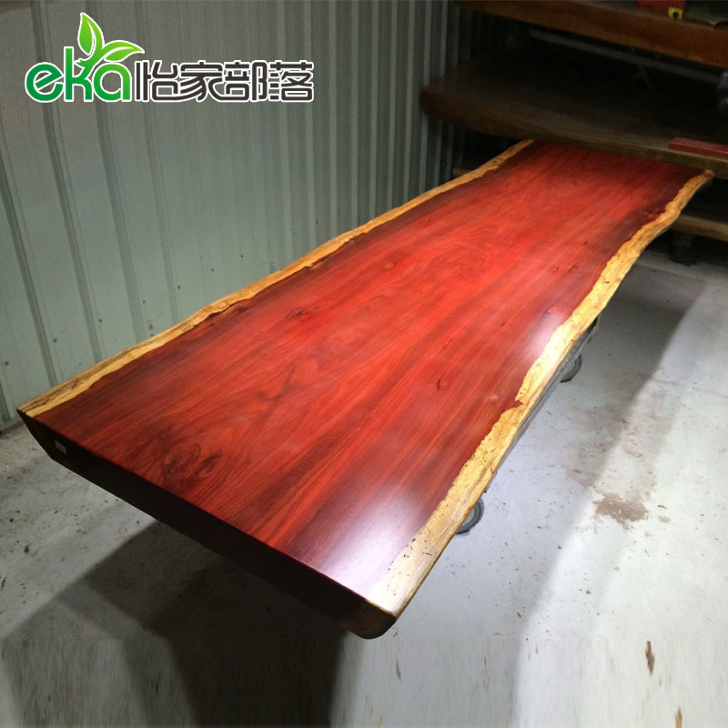 Spot safflower pear wood solid wood board simple business desk dining table Spot custom tea table 70105