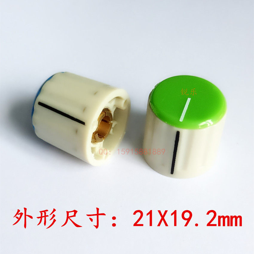 KN115 potentiometers knob instrument meter adjustment knob copper piece 6MM potentiometers volume glued wood knob