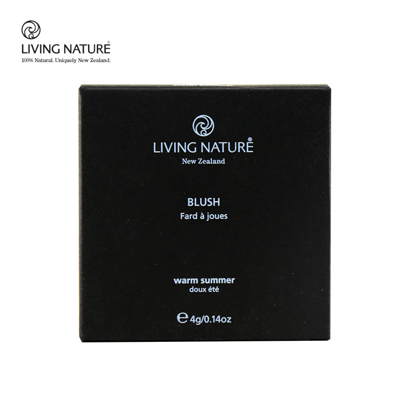 LIVING NATURE天然矿物质腮红 嫩粉色胭脂 保湿好气色 小V脸彩妆