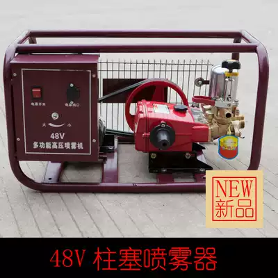 48v electric vehicle spraying machine DC electric high pressure cleaning plunger pump spraying machine high pressure car pump