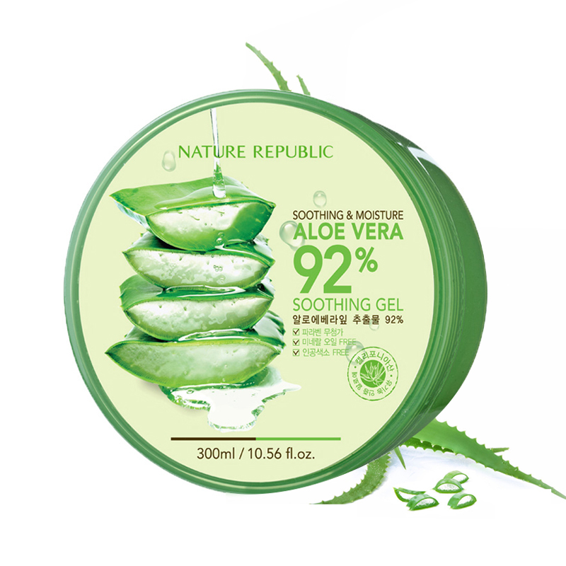 Nature Republic自然乐园芦荟胶300ml 面霜面膜包邮韩国