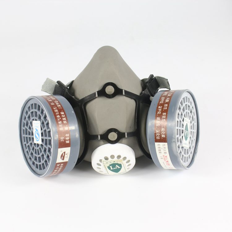 With Le Card Double Box 3 Anti-poison mask semi-mask for spray paint mask manufacturer direct active carbon benzene class