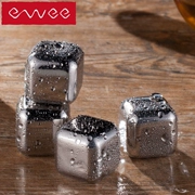 Đức ewee 304 thép không gỉ nhanh chóng đông lạnh ice whiskey ice cubes rượu vang sáng tạo tiện ích thiết bị thanh