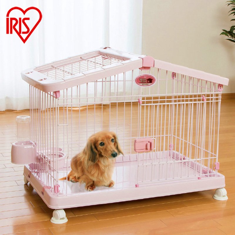 日本正品爱丽思iris 中型犬房型宠物笼狗窝泰迪狗笼猫笼子包邮