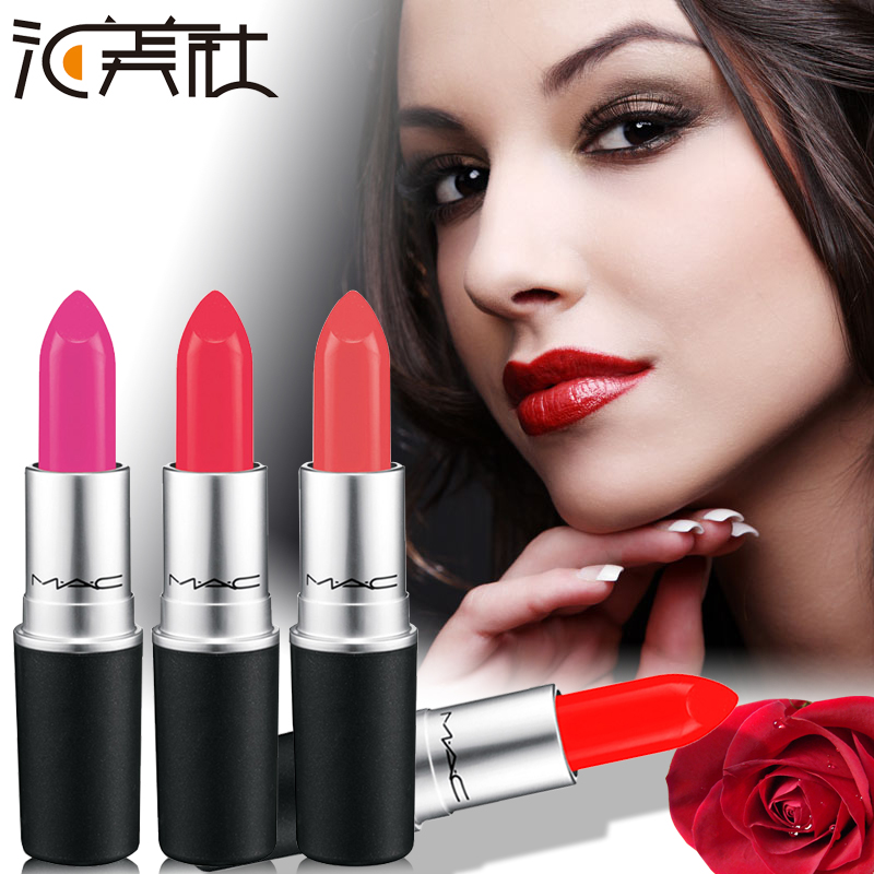 MAC魅可口红MAC TWIG/RUBY WOO/DIVA/CHILI口红持久保湿不脱色