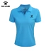 Carl vẻ đẹp POLO áo sơ mi nữ ngắn tay Paul áo sơ mi áo sơ mi đích thực kelme thể thao giản dị ve áo T-Shirt áo khoác 126