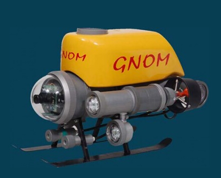 Underwater salvage rescue dive ROV robot gnom standard base for fishing pipeline detection