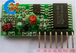 5V Super regeneration with decoding patch receiving Board wireless remote control switch wireless receiving module