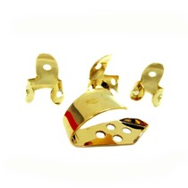 Gold Hawaiian Guitar Nails-Blues Finger Coats Hawaiian Fake Nails Banjo Nails GN-4