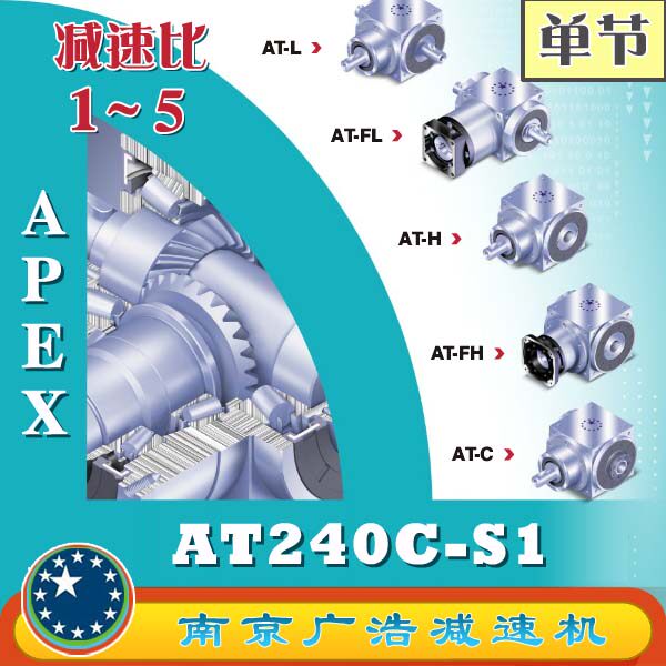 AT240C-S1 APEX elite wide use precision planetary reducer (1-5 ratio) AT240C-S1