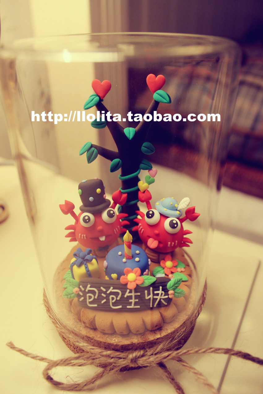 Birthday custom gift creative handmade paper clay handmade