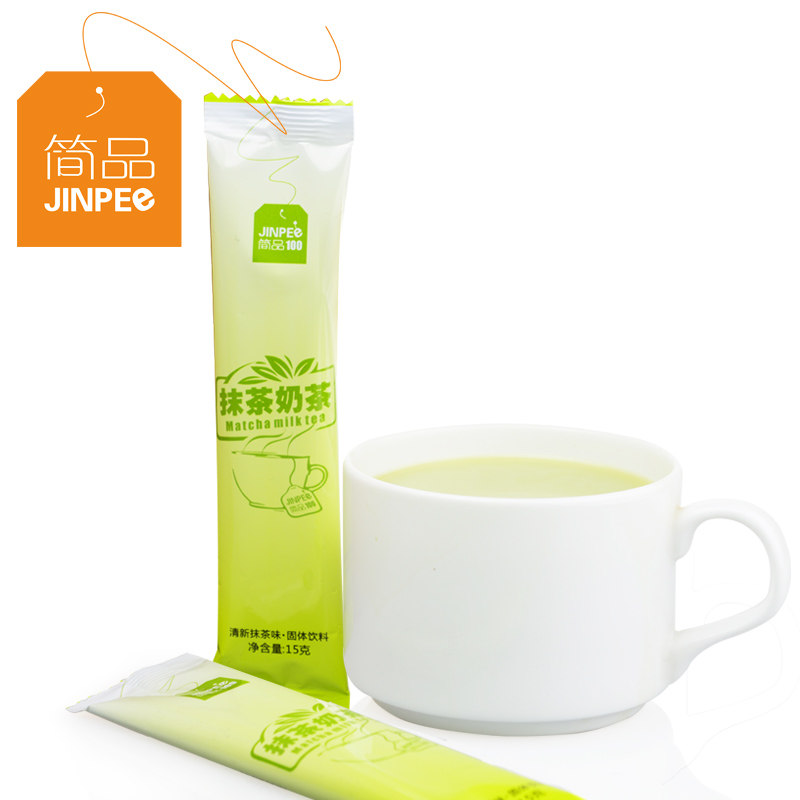 【天猫超市】简品100 抹茶奶茶15g 简品咖啡奶茶 速溶袋装 冲调