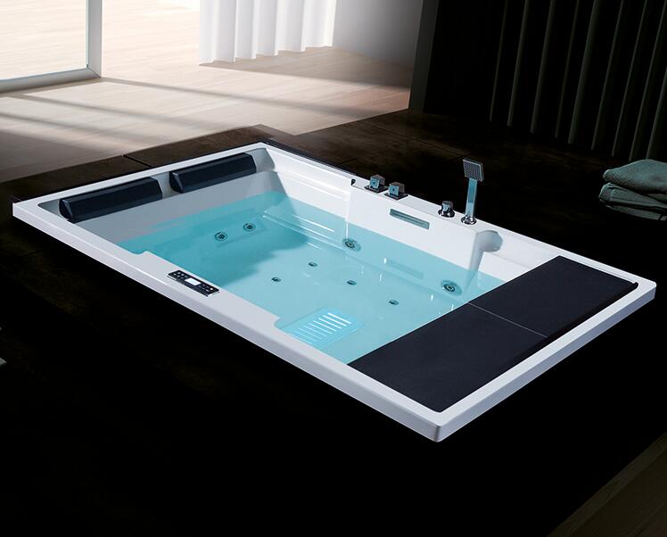 Napoli 1 7 1 85m bathtub acrylic embedded rectangular hotel massage surfing engineering cylinder 5316