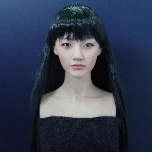 Korean workshop kumik female soldier 1 6 head sculpture KM-038 soldier spare parts in stock