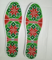 Lando pinhole cross-stitch insole does not fade hand-embroidered semi-finished cotton thickened unisex