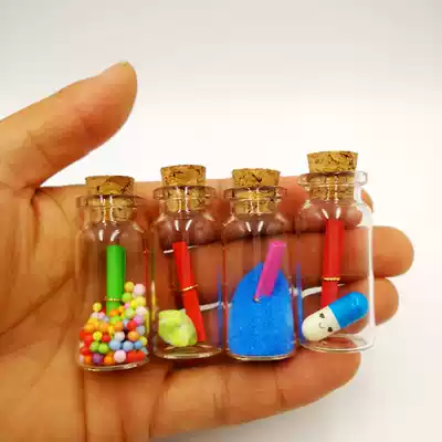 10 small wishing bottles activity supplies mini drifting bottles gift bottles collection storage wishing bottles