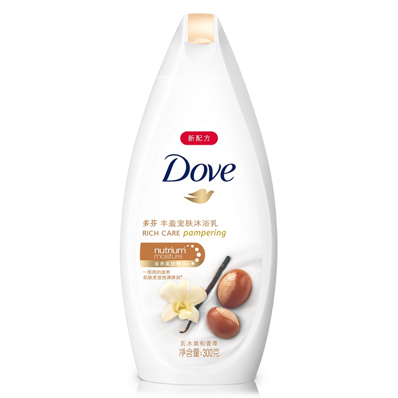 【天猫超市】多芬沐浴乳300ml 口味随机发送（深层莹润或乳木果）