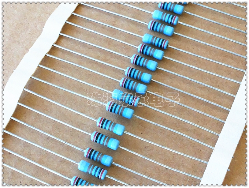 Imported US 2K 0 5W DALE FP1 2 VISHAY COPPER FEET 1 2W METAL FILM RESISTANCE 1%