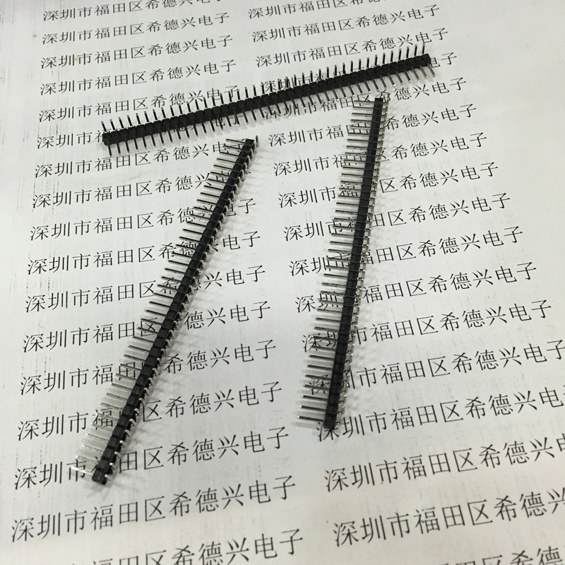 Single row needle 1*40P bending Needle Retrope Copper Plated single plate needle 2 54mm copper foot 200 strips