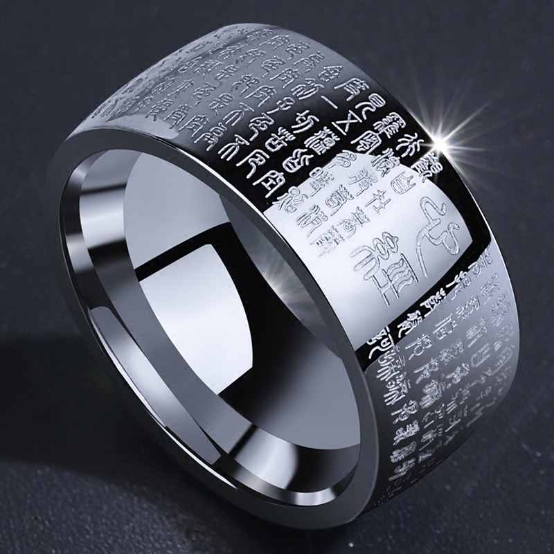 Bague homme SHENGSHUO   en Acier au titane - Ref 3087223 Image 1