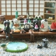 5 mảnh Japanese mèo Nhật dễ thương và lộng gió Nhật Bản nhỏ và phong cách trang trí nhỏ decor phòng khách Trang trí nội thất