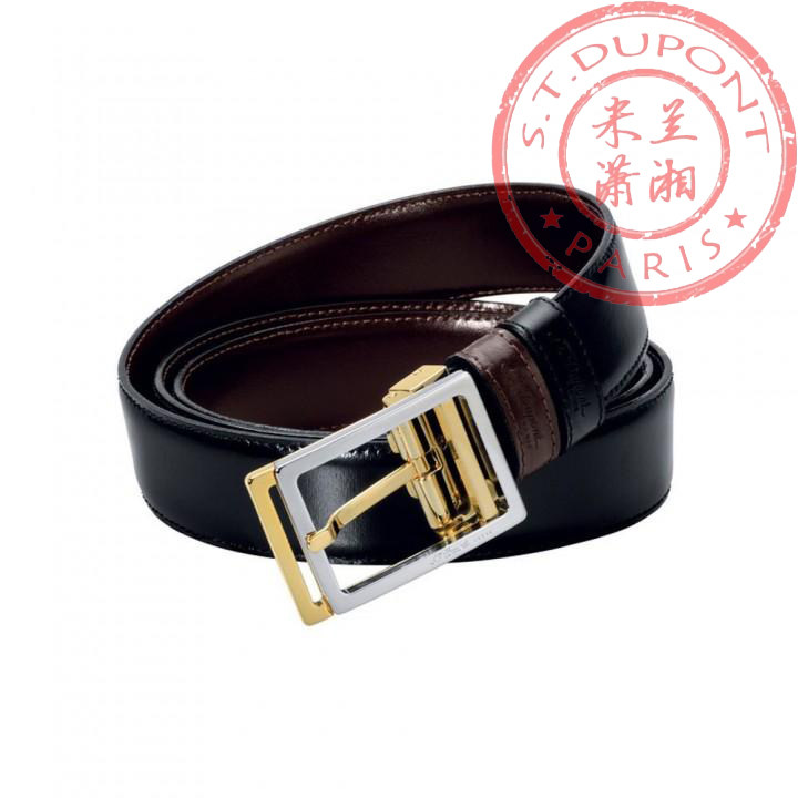 Special cabinet France Pence S T Dupont men's belt Belts Belts 7730120 Pack Shunfeng