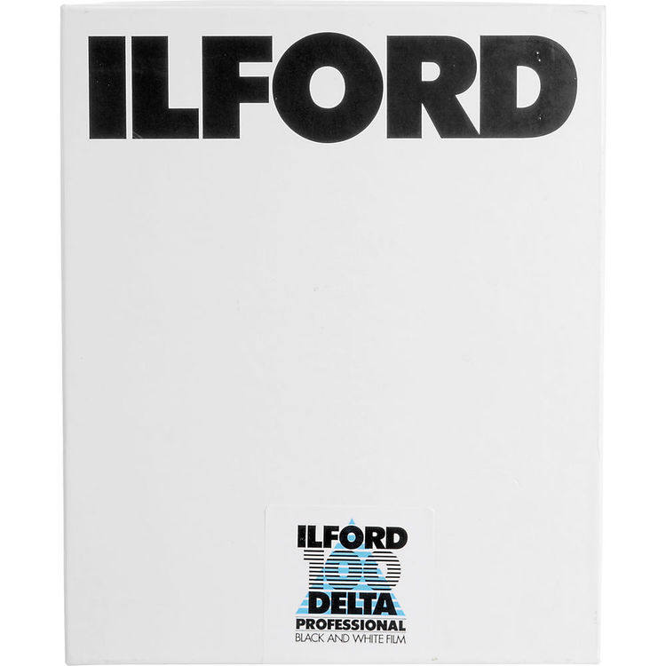 ILFORD DELTA 100 4X5 Monochrome Film Sheet 25 Sheets Box 2022.4, UK