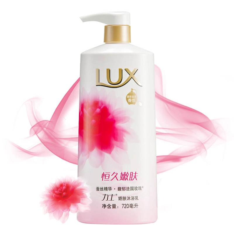 力士恒久嫩肤沐浴露乳720ml娇肤系列  缓解干燥 通用正品