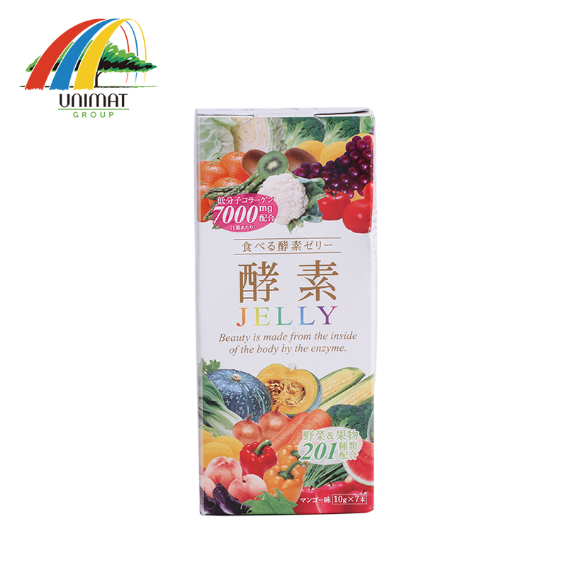 日本发 unimat 天然果蔬酵素果冻  10g*7条