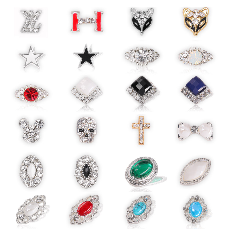 KaSi美甲手机DIY钻饰品水钻 甲油胶假指甲贴钻合金美甲钻121-144