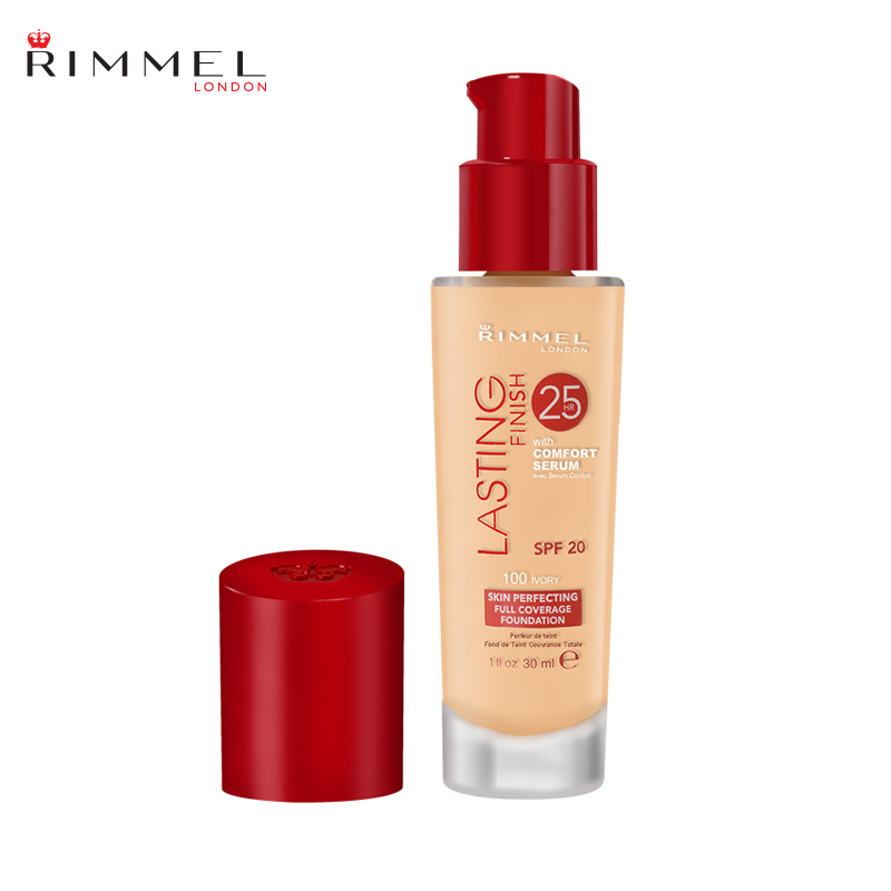 Rimmel芮谜倍久无瑕粉底液 SPF20 PA++保湿遮瑕美白