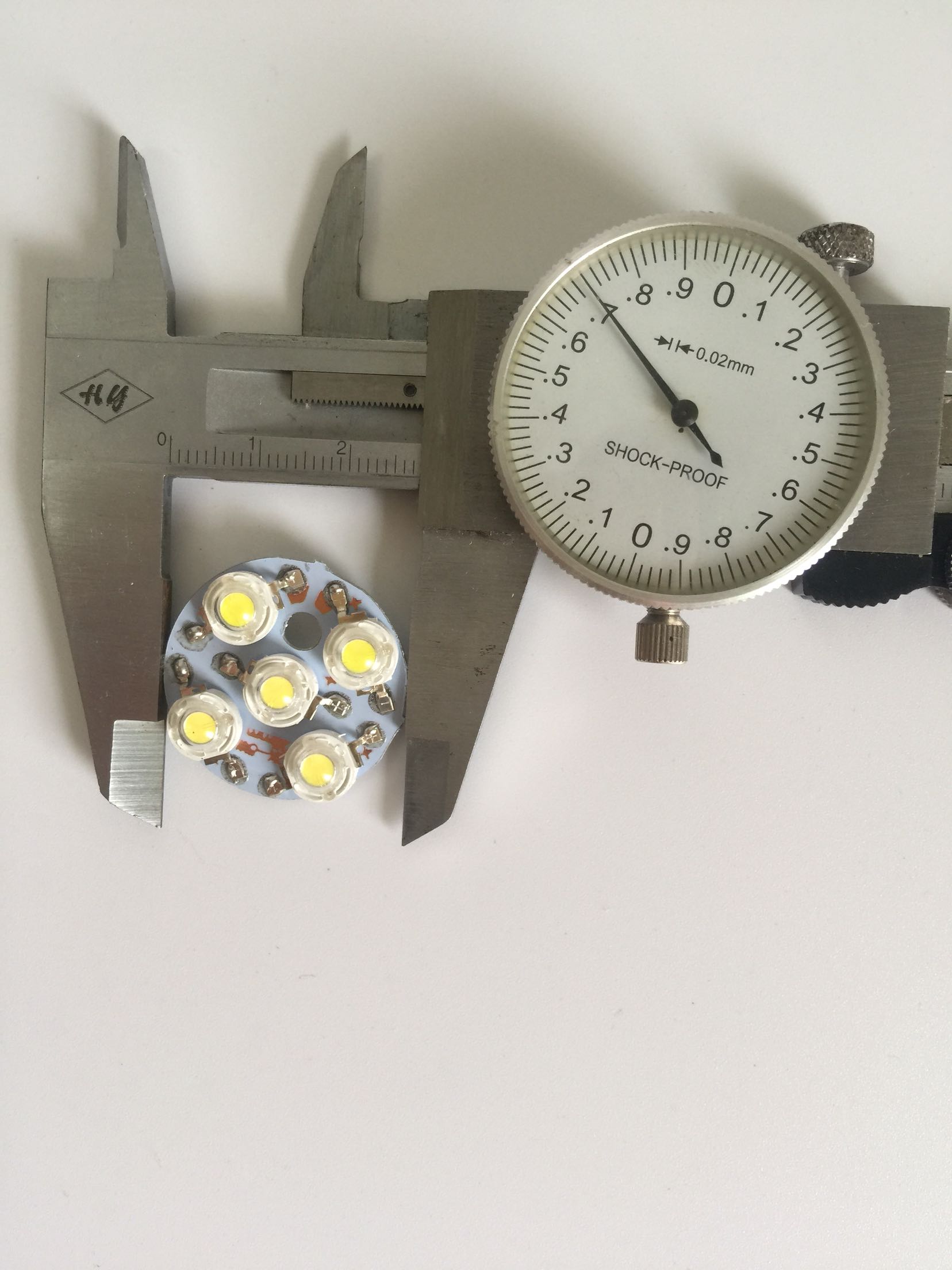 High-brightness high-power LED1W lamp bead light source board spotlight board accessories 3W5W