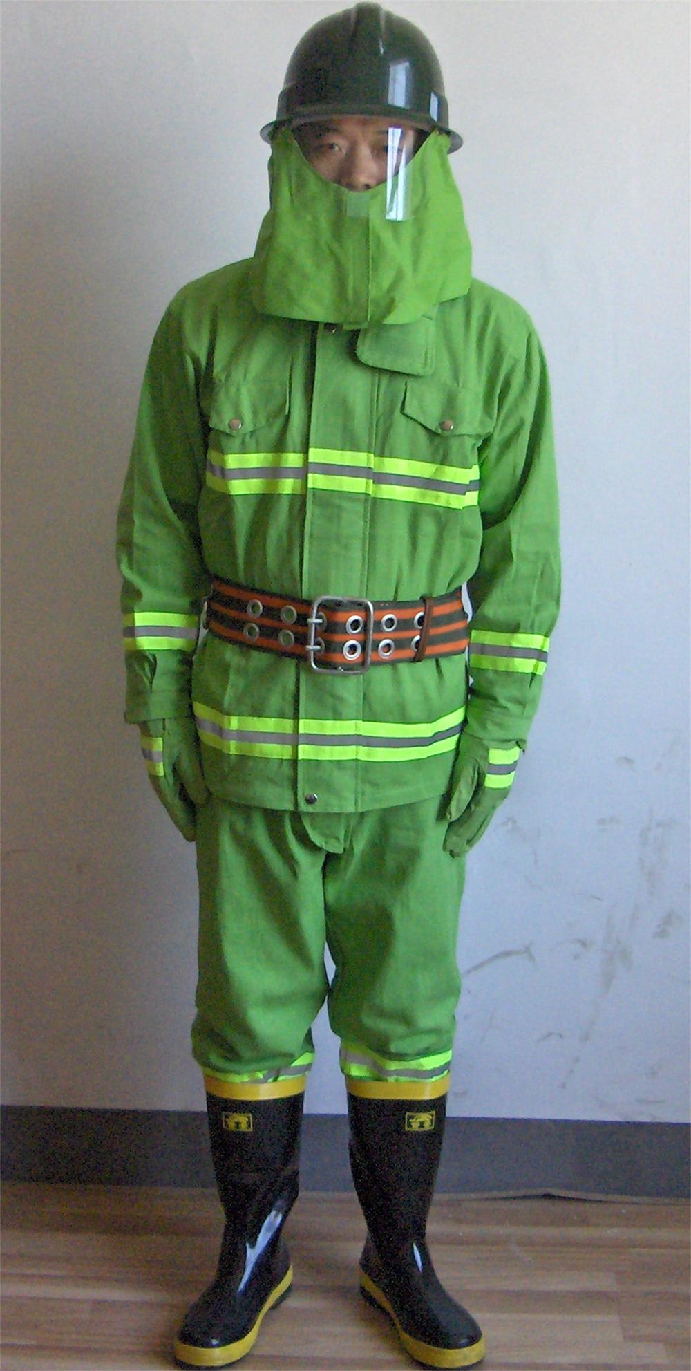 Miniature Fire Station Fire Fighting Suit Flame Retardant Clothing 97 Style Army Green Suit Fire Clothing Equipped Protective Clothing-Taobao