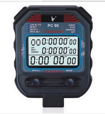 (Tianfu stopwatch) PC90 double row stopwatch 10 track stopwatch track and field stopwatch track and field chronograph stopwatch