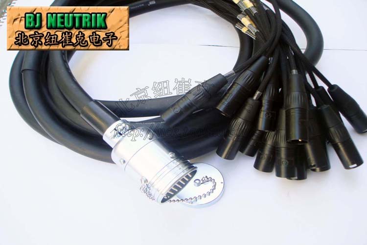 Datong 16-way multi-channel audio cable Jianamei Airlines female head to Kanong head fan tail flow signal line