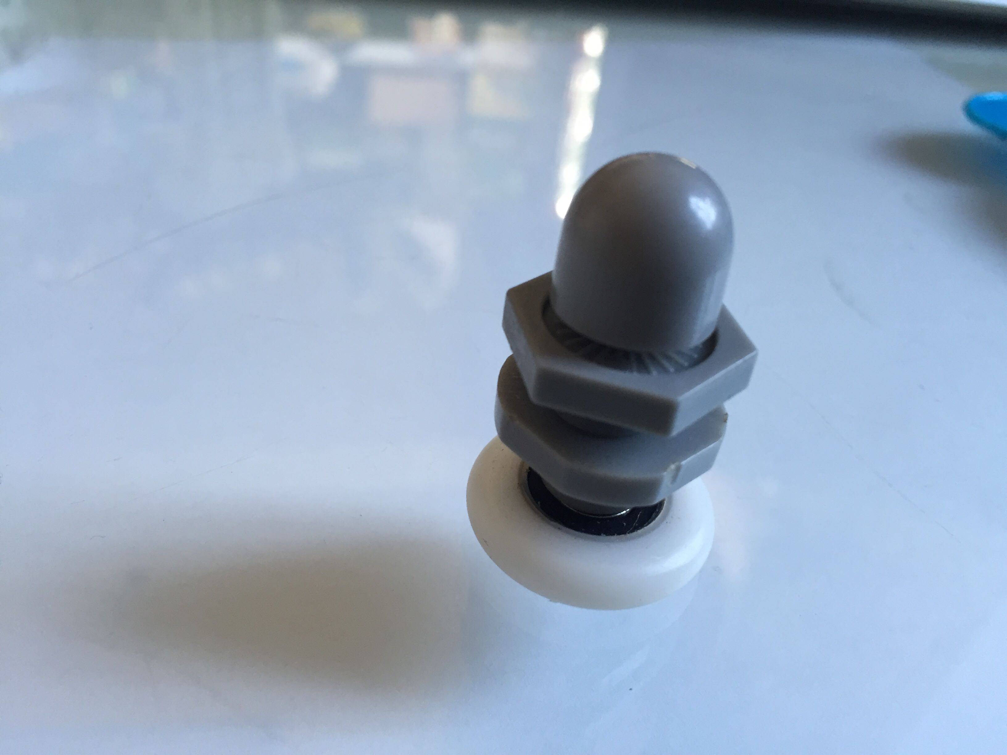 Plastic in shower room eccentric wheel plastic