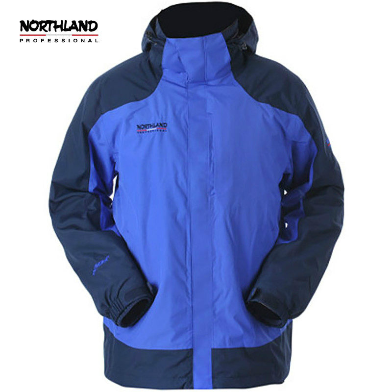 NORTHLAND/诺诗兰 波多男款防风三合一冲锋衣 GS125511