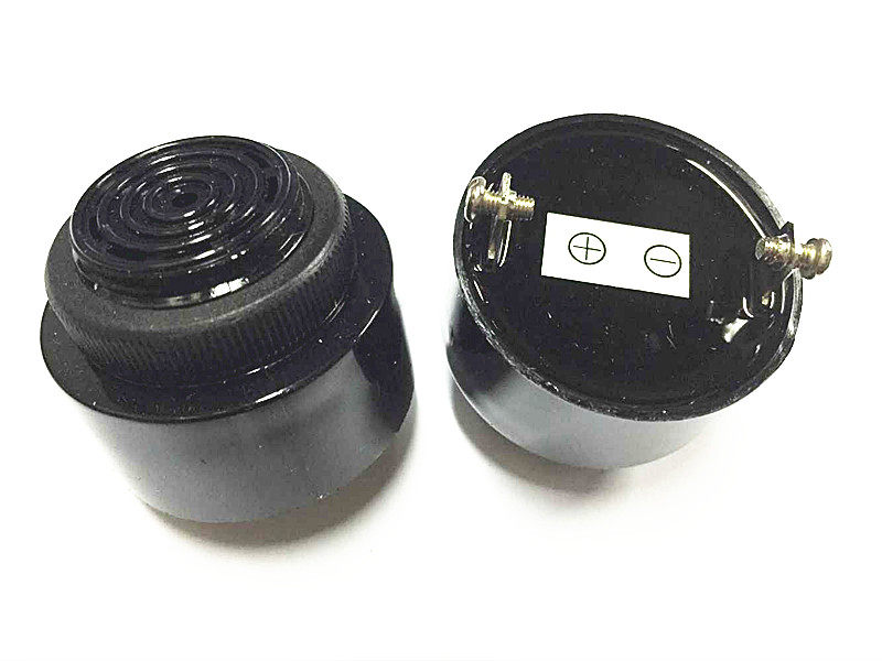 Active buzzer 4310 black shell long whistled high decibel 12V 24V 220V with mounting screw