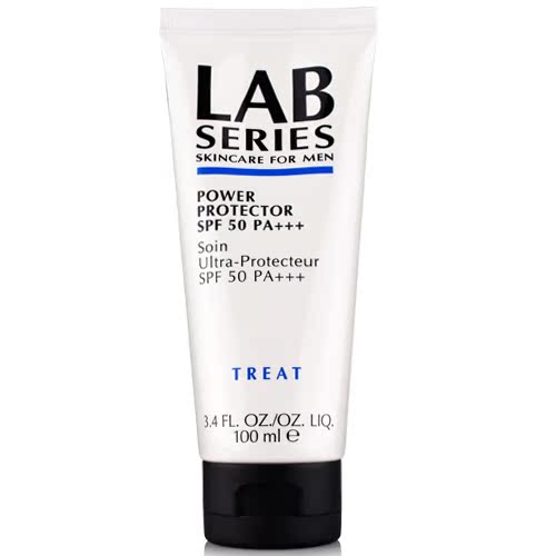 LAB SERIES朗仕 劲亮多效防护乳液SPF50 淡斑提亮隔离防晒霜 男用