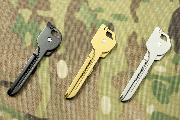 7GEAR portable multi-function pocket gadget mini multi-function 6-in-1 key tool three colors