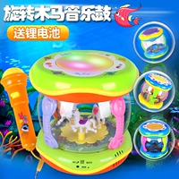 Барабан, музыкальная игрушка, раннее развитие, 0-1-3 лет, 6 мес.