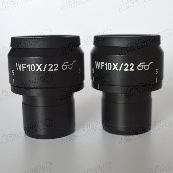 High-focus WF10X eyepiece large field of view WF10X eyepiece diameter 30mm 22mm Field of view