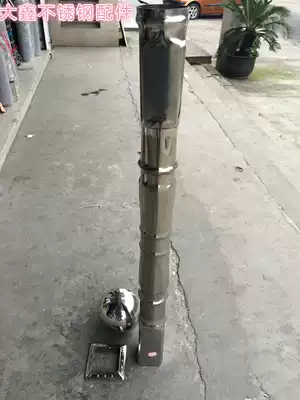 Stainless steel style stair handrail handrail starting column 89 octagonal style column