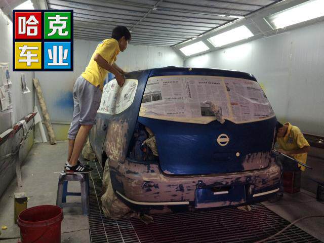 Hangzhou whole car paint color change physical store Sheet metal depression repair scratch repair Hangzhou Hake Vehicle Industry